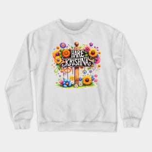 Hare Krishna Sign Crewneck Sweatshirt